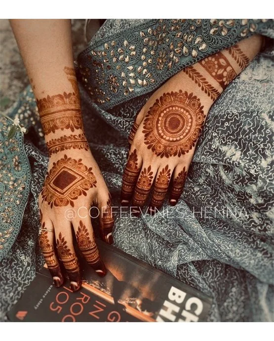 Festive Pathway Using Cuff Back Hand Mehndi Design Festive Pathway Using Cuff Back Hand Mehndi Design